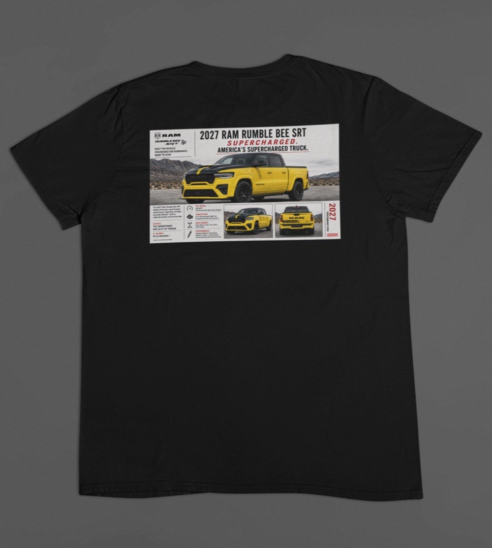 2027 Ram Rumble Bee SRT – Custom Black Tee
